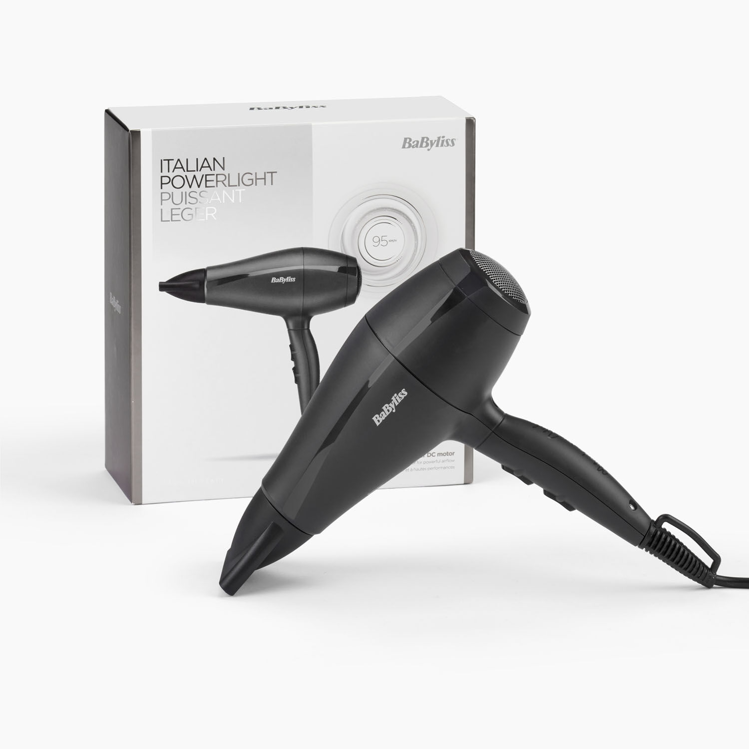 BaByliss Power Dry Light 2000 Haardroger - Made in Italy en verpakking